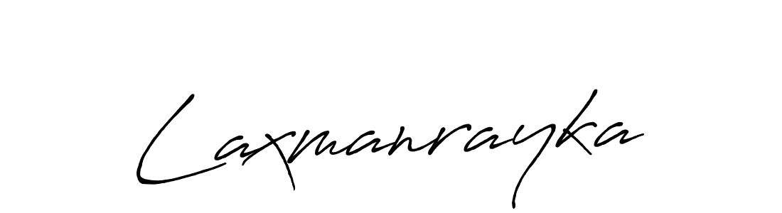 Use a signature maker to create a handwritten signature online. With this signature software, you can design (Antro_Vectra_Bolder) your own signature for name Laxmanrayka. Laxmanrayka signature style 7 images and pictures png