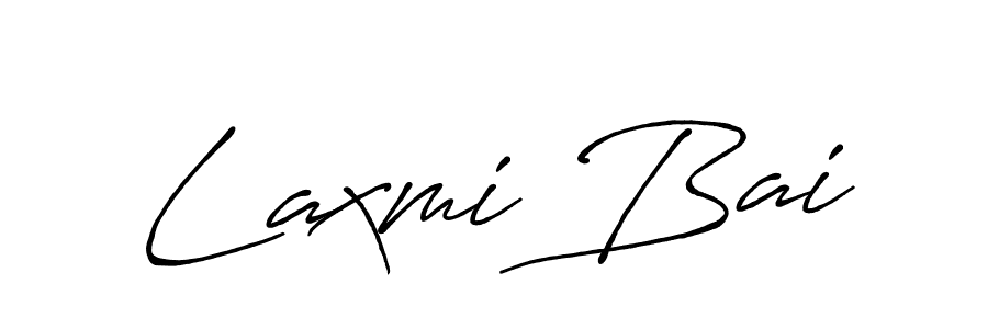 How to make Laxmi Bai name signature. Use Antro_Vectra_Bolder style for creating short signs online. This is the latest handwritten sign. Laxmi Bai signature style 7 images and pictures png