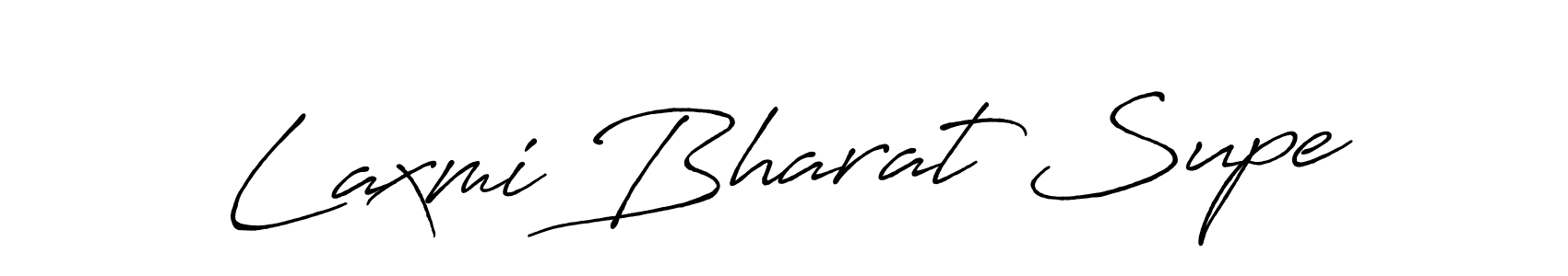 The best way (Antro_Vectra_Bolder) to make a short signature is to pick only two or three words in your name. The name Laxmi Bharat Supe include a total of six letters. For converting this name. Laxmi Bharat Supe signature style 7 images and pictures png