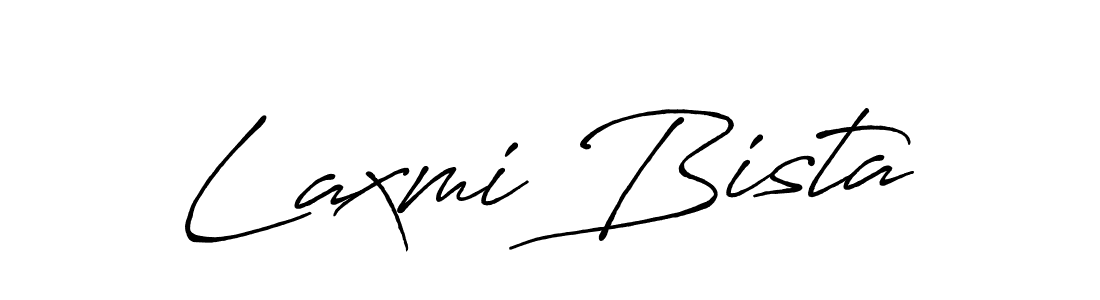 The best way (Antro_Vectra_Bolder) to make a short signature is to pick only two or three words in your name. The name Laxmi Bista include a total of six letters. For converting this name. Laxmi Bista signature style 7 images and pictures png