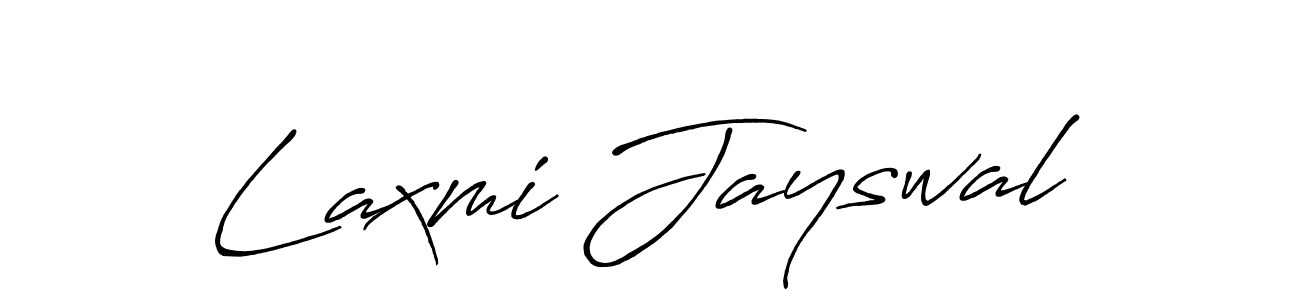 Laxmi Jayswal stylish signature style. Best Handwritten Sign (Antro_Vectra_Bolder) for my name. Handwritten Signature Collection Ideas for my name Laxmi Jayswal. Laxmi Jayswal signature style 7 images and pictures png