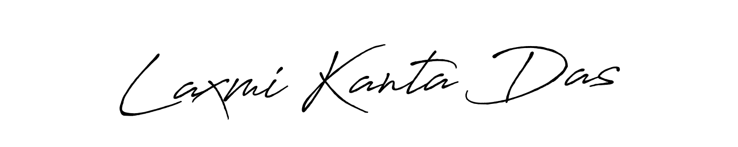 Create a beautiful signature design for name Laxmi Kanta Das. With this signature (Antro_Vectra_Bolder) fonts, you can make a handwritten signature for free. Laxmi Kanta Das signature style 7 images and pictures png