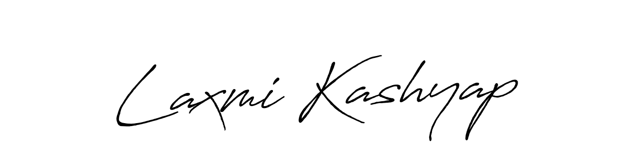 How to make Laxmi Kashyap signature? Antro_Vectra_Bolder is a professional autograph style. Create handwritten signature for Laxmi Kashyap name. Laxmi Kashyap signature style 7 images and pictures png