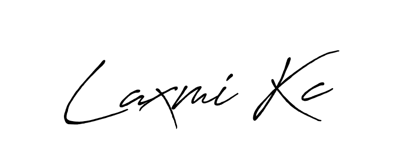 Design your own signature with our free online signature maker. With this signature software, you can create a handwritten (Antro_Vectra_Bolder) signature for name Laxmi Kc. Laxmi Kc signature style 7 images and pictures png