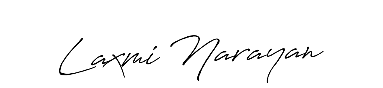 Make a beautiful signature design for name Laxmi Narayan. With this signature (Antro_Vectra_Bolder) style, you can create a handwritten signature for free. Laxmi Narayan signature style 7 images and pictures png