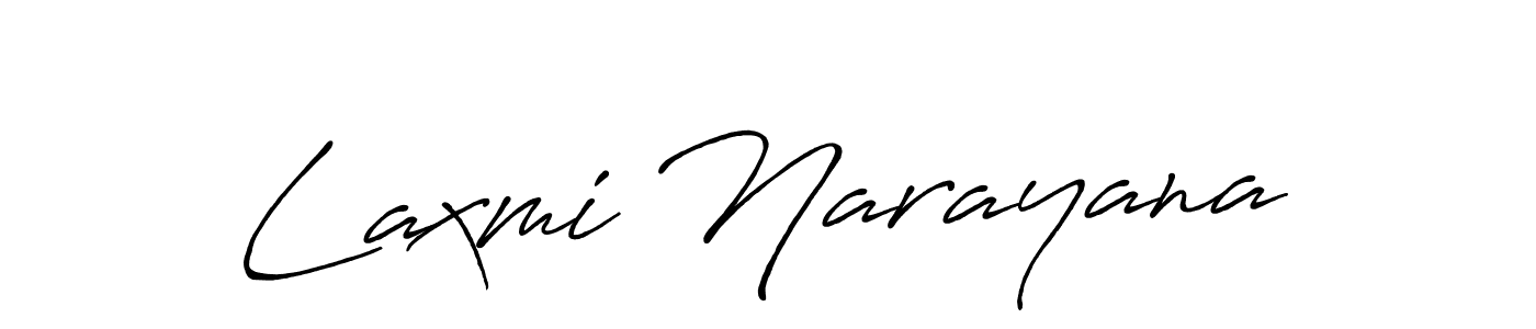 Laxmi Narayana stylish signature style. Best Handwritten Sign (Antro_Vectra_Bolder) for my name. Handwritten Signature Collection Ideas for my name Laxmi Narayana. Laxmi Narayana signature style 7 images and pictures png