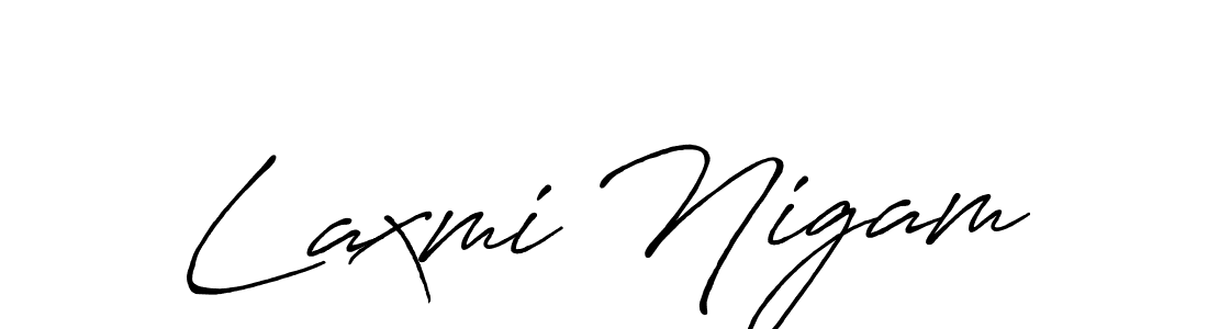 Make a beautiful signature design for name Laxmi Nigam. Use this online signature maker to create a handwritten signature for free. Laxmi Nigam signature style 7 images and pictures png