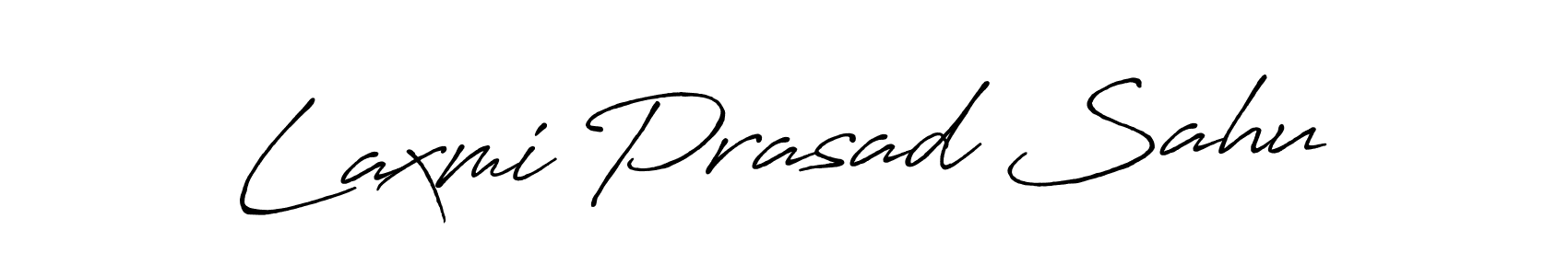 Use a signature maker to create a handwritten signature online. With this signature software, you can design (Antro_Vectra_Bolder) your own signature for name Laxmi Prasad Sahu. Laxmi Prasad Sahu signature style 7 images and pictures png