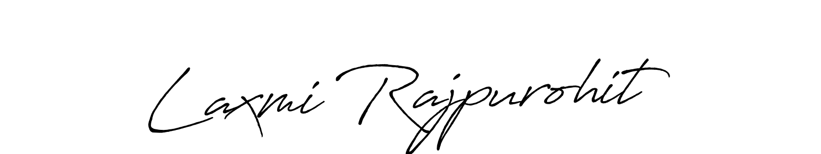 How to make Laxmi Rajpurohit signature? Antro_Vectra_Bolder is a professional autograph style. Create handwritten signature for Laxmi Rajpurohit name. Laxmi Rajpurohit signature style 7 images and pictures png