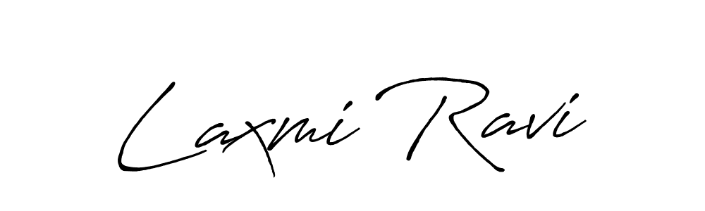 Design your own signature with our free online signature maker. With this signature software, you can create a handwritten (Antro_Vectra_Bolder) signature for name Laxmi Ravi. Laxmi Ravi signature style 7 images and pictures png