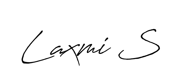 How to Draw Laxmi S signature style? Antro_Vectra_Bolder is a latest design signature styles for name Laxmi S. Laxmi S signature style 7 images and pictures png