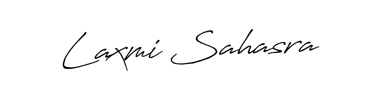 It looks lik you need a new signature style for name Laxmi Sahasra. Design unique handwritten (Antro_Vectra_Bolder) signature with our free signature maker in just a few clicks. Laxmi Sahasra signature style 7 images and pictures png