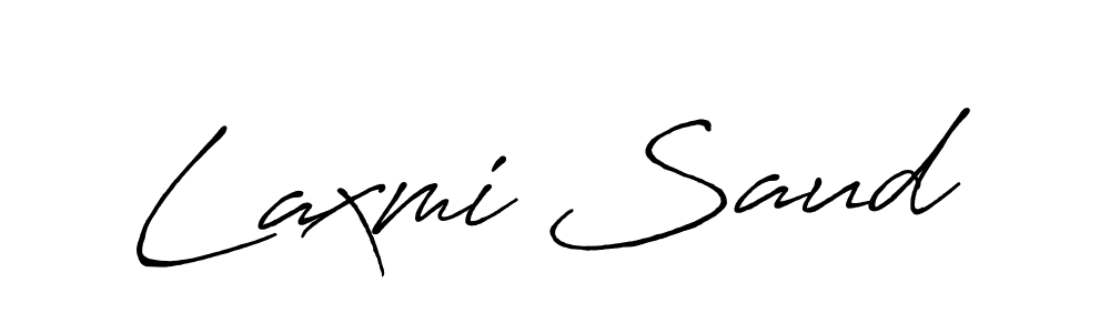 Also we have Laxmi Saud name is the best signature style. Create professional handwritten signature collection using Antro_Vectra_Bolder autograph style. Laxmi Saud signature style 7 images and pictures png