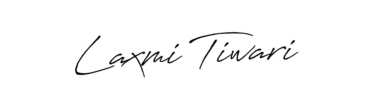 You should practise on your own different ways (Antro_Vectra_Bolder) to write your name (Laxmi Tiwari) in signature. don't let someone else do it for you. Laxmi Tiwari signature style 7 images and pictures png