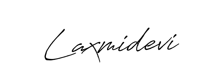 Create a beautiful signature design for name Laxmidevi. With this signature (Antro_Vectra_Bolder) fonts, you can make a handwritten signature for free. Laxmidevi signature style 7 images and pictures png