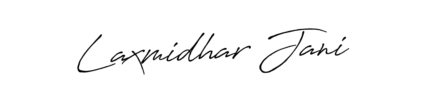 Design your own signature with our free online signature maker. With this signature software, you can create a handwritten (Antro_Vectra_Bolder) signature for name Laxmidhar Jani. Laxmidhar Jani signature style 7 images and pictures png