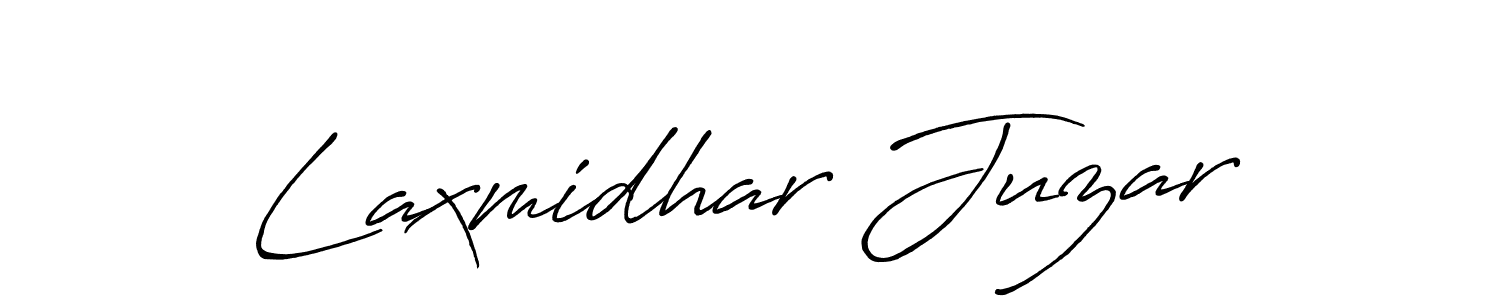The best way (Antro_Vectra_Bolder) to make a short signature is to pick only two or three words in your name. The name Laxmidhar Juzar include a total of six letters. For converting this name. Laxmidhar Juzar signature style 7 images and pictures png