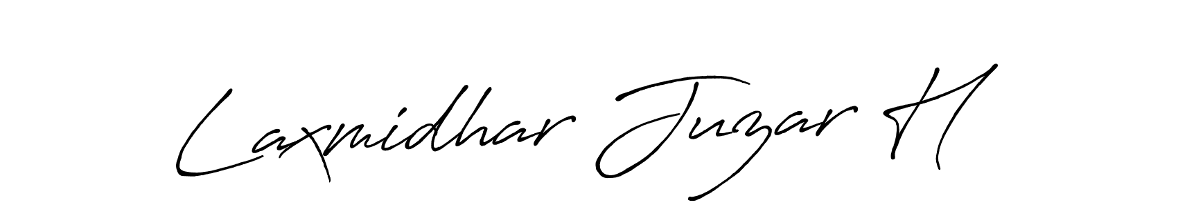 Also we have Laxmidhar Juzar H name is the best signature style. Create professional handwritten signature collection using Antro_Vectra_Bolder autograph style. Laxmidhar Juzar H signature style 7 images and pictures png