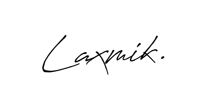 Also we have Laxmik. name is the best signature style. Create professional handwritten signature collection using Antro_Vectra_Bolder autograph style. Laxmik. signature style 7 images and pictures png