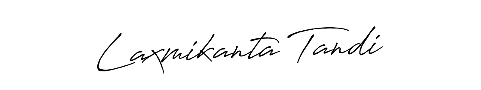 How to make Laxmikanta Tandi signature? Antro_Vectra_Bolder is a professional autograph style. Create handwritten signature for Laxmikanta Tandi name. Laxmikanta Tandi signature style 7 images and pictures png