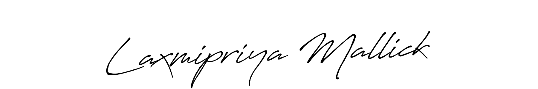 Use a signature maker to create a handwritten signature online. With this signature software, you can design (Antro_Vectra_Bolder) your own signature for name Laxmipriya Mallick. Laxmipriya Mallick signature style 7 images and pictures png