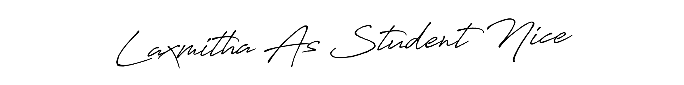 It looks lik you need a new signature style for name Laxmitha As Student Nice. Design unique handwritten (Antro_Vectra_Bolder) signature with our free signature maker in just a few clicks. Laxmitha As Student Nice signature style 7 images and pictures png