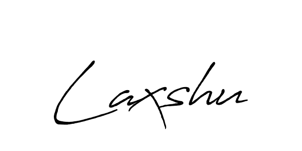 How to make Laxshu signature? Antro_Vectra_Bolder is a professional autograph style. Create handwritten signature for Laxshu name. Laxshu signature style 7 images and pictures png