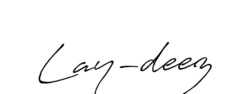 Similarly Antro_Vectra_Bolder is the best handwritten signature design. Signature creator online .You can use it as an online autograph creator for name Lay-deez. Lay-deez signature style 7 images and pictures png