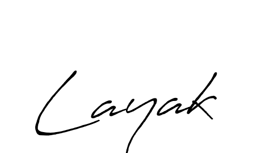 Make a beautiful signature design for name Layak. With this signature (Antro_Vectra_Bolder) style, you can create a handwritten signature for free. Layak signature style 7 images and pictures png