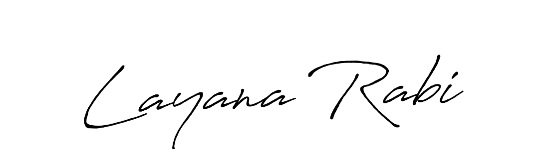 It looks lik you need a new signature style for name Layana Rabi. Design unique handwritten (Antro_Vectra_Bolder) signature with our free signature maker in just a few clicks. Layana Rabi signature style 7 images and pictures png