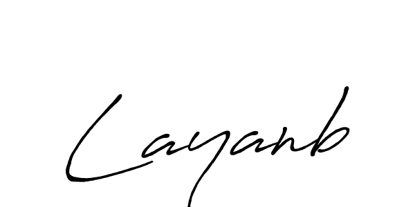You should practise on your own different ways (Antro_Vectra_Bolder) to write your name (Layanb) in signature. don't let someone else do it for you. Layanb signature style 7 images and pictures png
