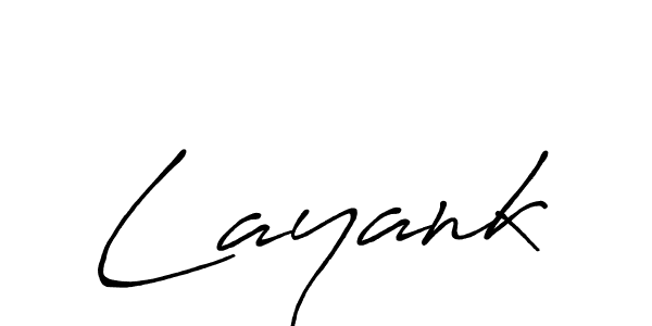 How to make Layank name signature. Use Antro_Vectra_Bolder style for creating short signs online. This is the latest handwritten sign. Layank signature style 7 images and pictures png