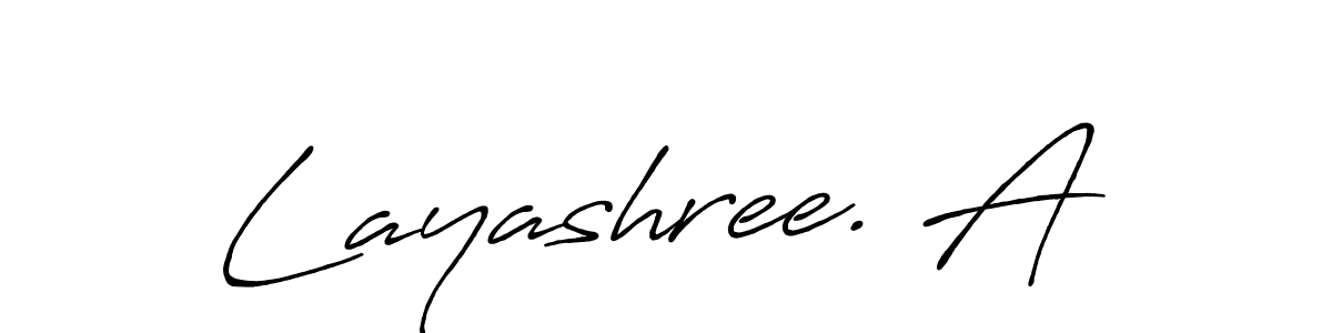 The best way (Antro_Vectra_Bolder) to make a short signature is to pick only two or three words in your name. The name Layashree. A include a total of six letters. For converting this name. Layashree. A signature style 7 images and pictures png