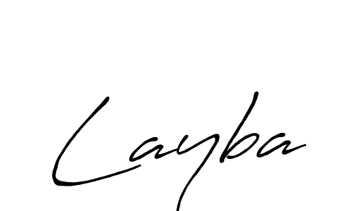 How to make Layba signature? Antro_Vectra_Bolder is a professional autograph style. Create handwritten signature for Layba name. Layba signature style 7 images and pictures png