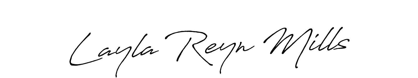 Similarly Antro_Vectra_Bolder is the best handwritten signature design. Signature creator online .You can use it as an online autograph creator for name Layla Reyn Mills. Layla Reyn Mills signature style 7 images and pictures png