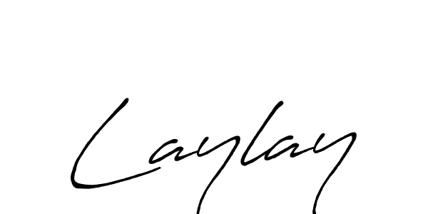 Design your own signature with our free online signature maker. With this signature software, you can create a handwritten (Antro_Vectra_Bolder) signature for name Laylay. Laylay signature style 7 images and pictures png