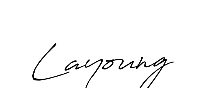 Once you've used our free online signature maker to create your best signature Antro_Vectra_Bolder style, it's time to enjoy all of the benefits that Layoung name signing documents. Layoung signature style 7 images and pictures png