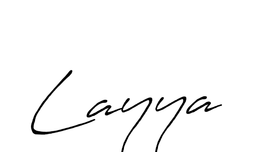 Layya stylish signature style. Best Handwritten Sign (Antro_Vectra_Bolder) for my name. Handwritten Signature Collection Ideas for my name Layya. Layya signature style 7 images and pictures png