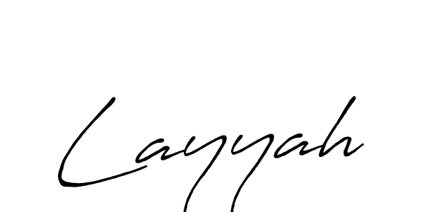 Also we have Layyah name is the best signature style. Create professional handwritten signature collection using Antro_Vectra_Bolder autograph style. Layyah signature style 7 images and pictures png