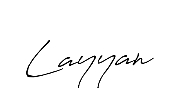 Create a beautiful signature design for name Layyan. With this signature (Antro_Vectra_Bolder) fonts, you can make a handwritten signature for free. Layyan signature style 7 images and pictures png