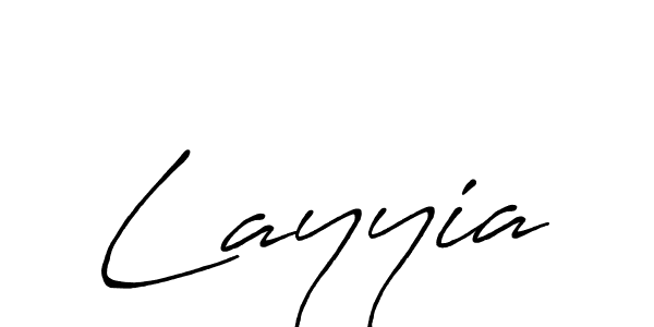 The best way (Antro_Vectra_Bolder) to make a short signature is to pick only two or three words in your name. The name Layyia include a total of six letters. For converting this name. Layyia signature style 7 images and pictures png