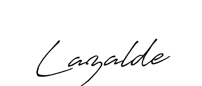 How to Draw Lazalde signature style? Antro_Vectra_Bolder is a latest design signature styles for name Lazalde. Lazalde signature style 7 images and pictures png