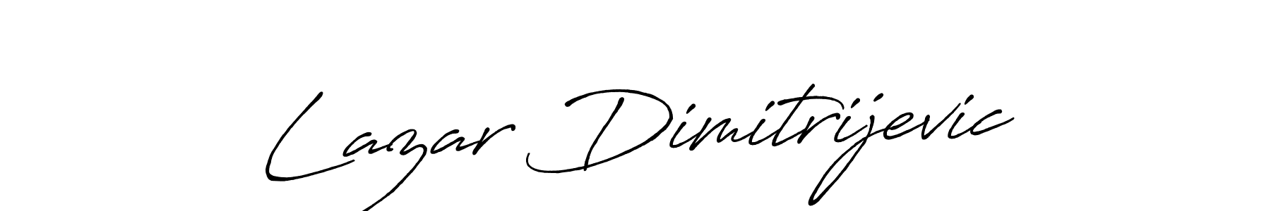 Design your own signature with our free online signature maker. With this signature software, you can create a handwritten (Antro_Vectra_Bolder) signature for name Lazar Dimitrijevic. Lazar Dimitrijevic signature style 7 images and pictures png