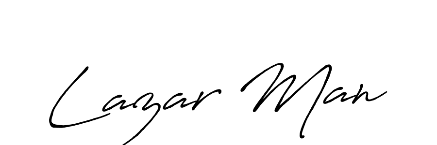 if you are searching for the best signature style for your name Lazar Man. so please give up your signature search. here we have designed multiple signature styles  using Antro_Vectra_Bolder. Lazar Man signature style 7 images and pictures png