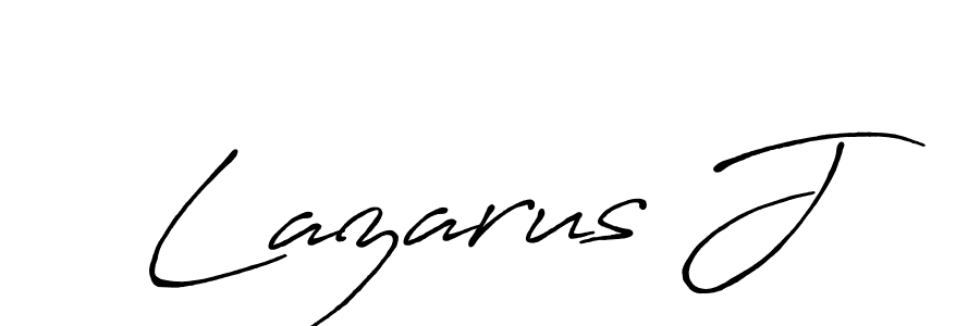 Use a signature maker to create a handwritten signature online. With this signature software, you can design (Antro_Vectra_Bolder) your own signature for name Lazarus J. Lazarus J signature style 7 images and pictures png
