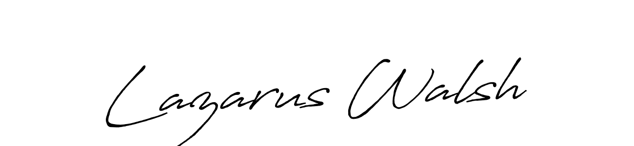Antro_Vectra_Bolder is a professional signature style that is perfect for those who want to add a touch of class to their signature. It is also a great choice for those who want to make their signature more unique. Get Lazarus Walsh name to fancy signature for free. Lazarus Walsh signature style 7 images and pictures png