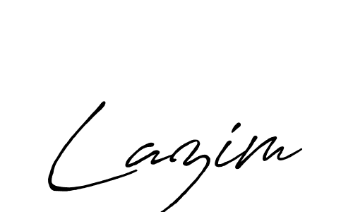 Similarly Antro_Vectra_Bolder is the best handwritten signature design. Signature creator online .You can use it as an online autograph creator for name Lazim. Lazim signature style 7 images and pictures png