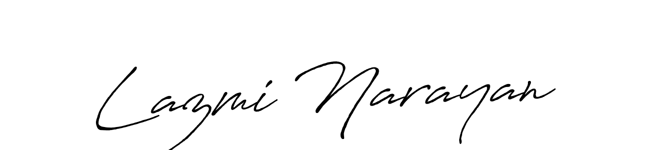 You should practise on your own different ways (Antro_Vectra_Bolder) to write your name (Lazmi Narayan) in signature. don't let someone else do it for you. Lazmi Narayan signature style 7 images and pictures png