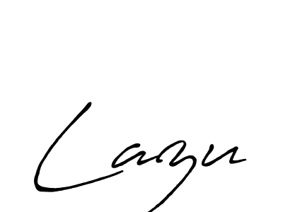 Also You can easily find your signature by using the search form. We will create Lazu name handwritten signature images for you free of cost using Antro_Vectra_Bolder sign style. Lazu signature style 7 images and pictures png