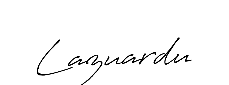 Once you've used our free online signature maker to create your best signature Antro_Vectra_Bolder style, it's time to enjoy all of the benefits that Lazuardu name signing documents. Lazuardu signature style 7 images and pictures png